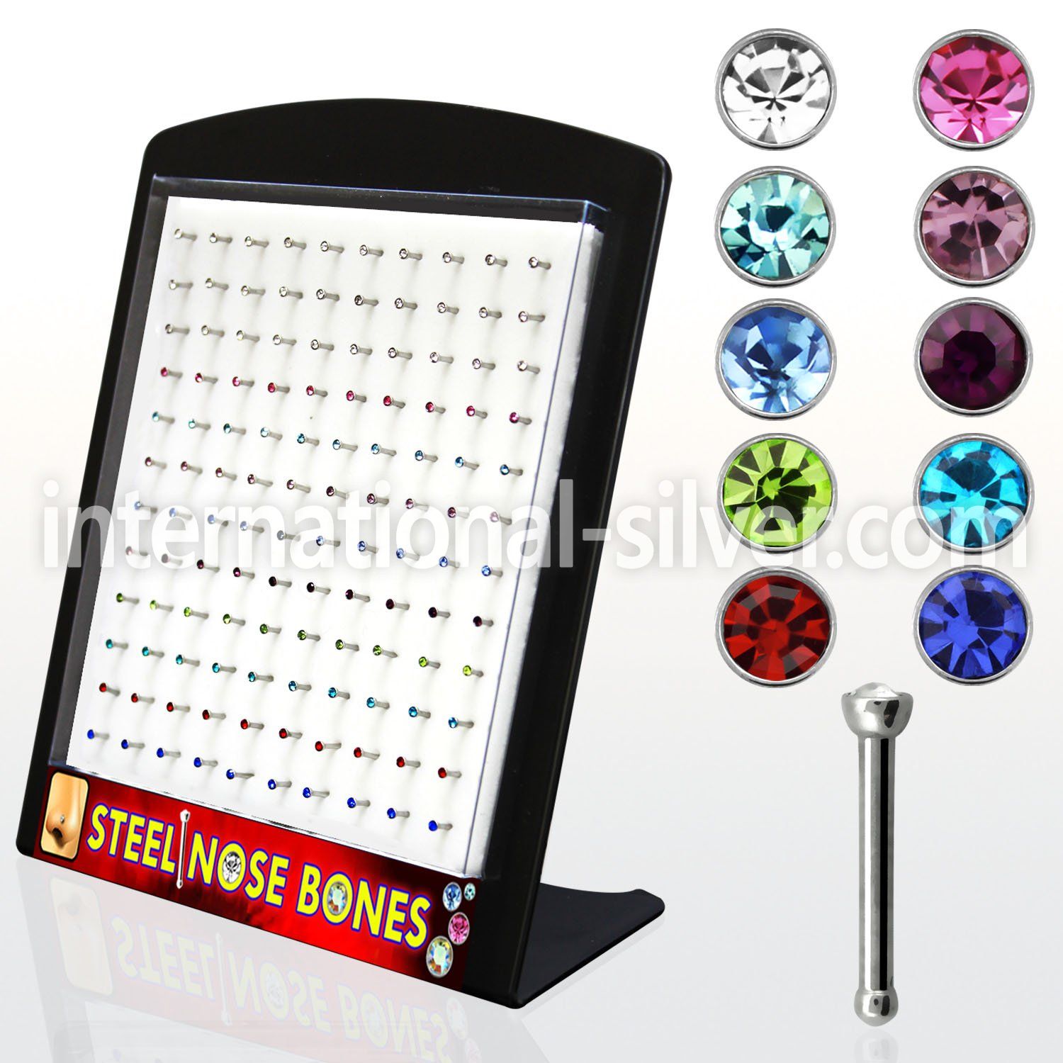 brnbsm2 nose bone surgical steel 316l nose