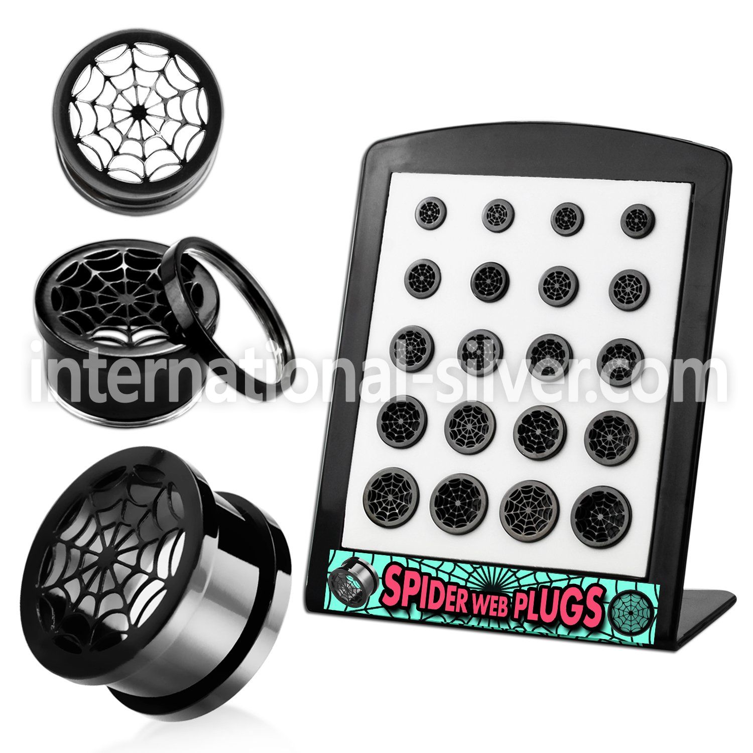 brpg106 tunnels gauges anodized surgical steel 316l ear lobe