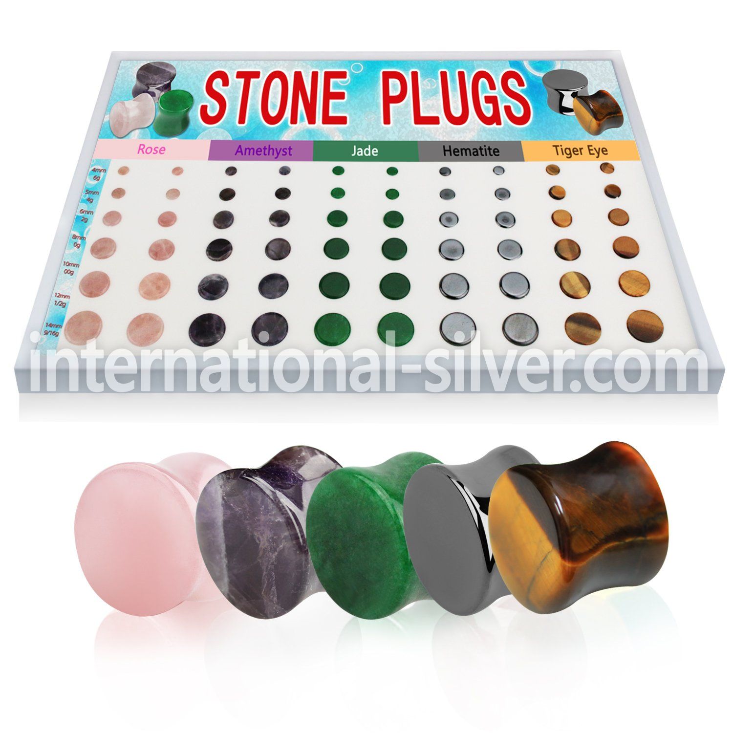 brpg109 plugs gauges organic body jewelry ear lobe