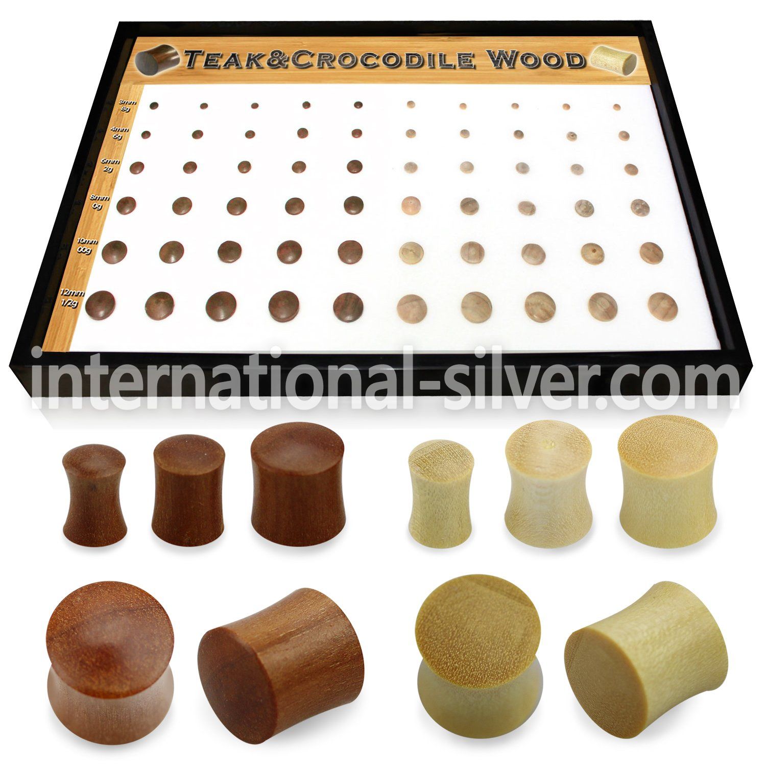 brpg112 plugs gauges organic body jewelry ear lobe