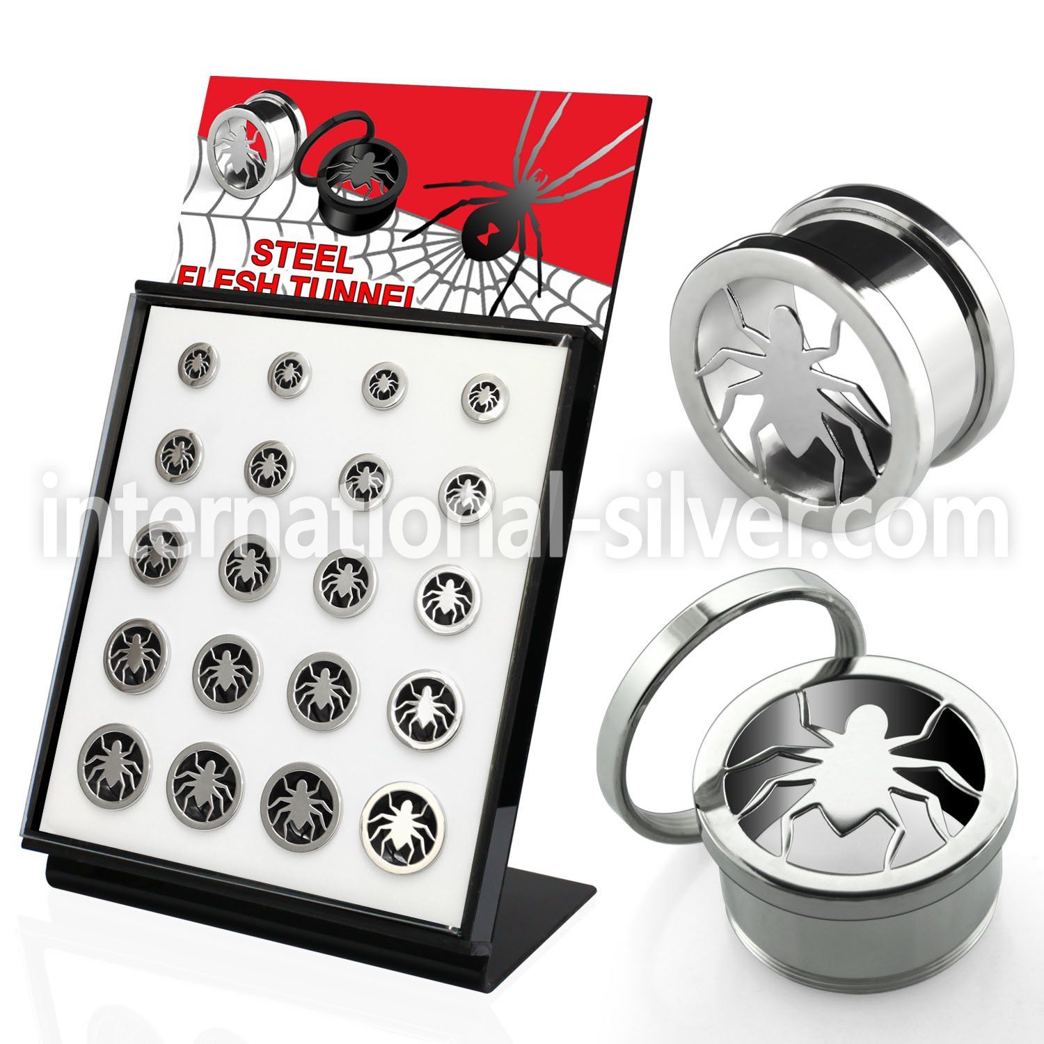 brpg146b tunnels gauges surgical steel 316l ear lobe