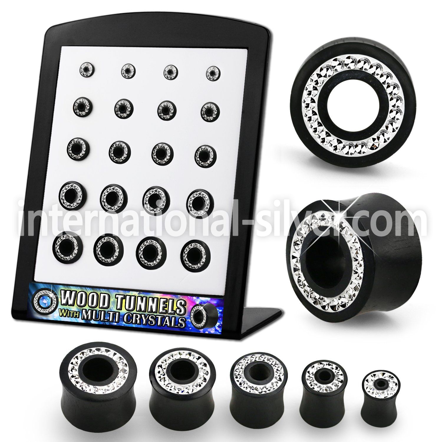 brpg179 tunnels gauges organic body jewelry ear lobe