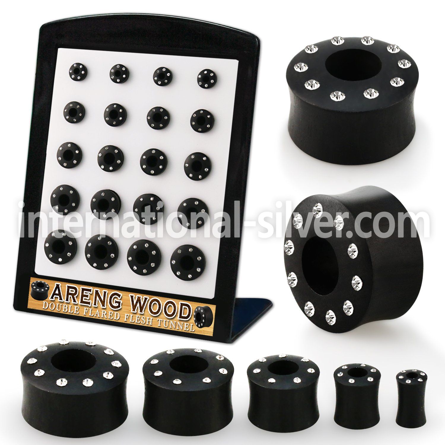 brpg206 tunnels gauges organic body jewelry ear lobe