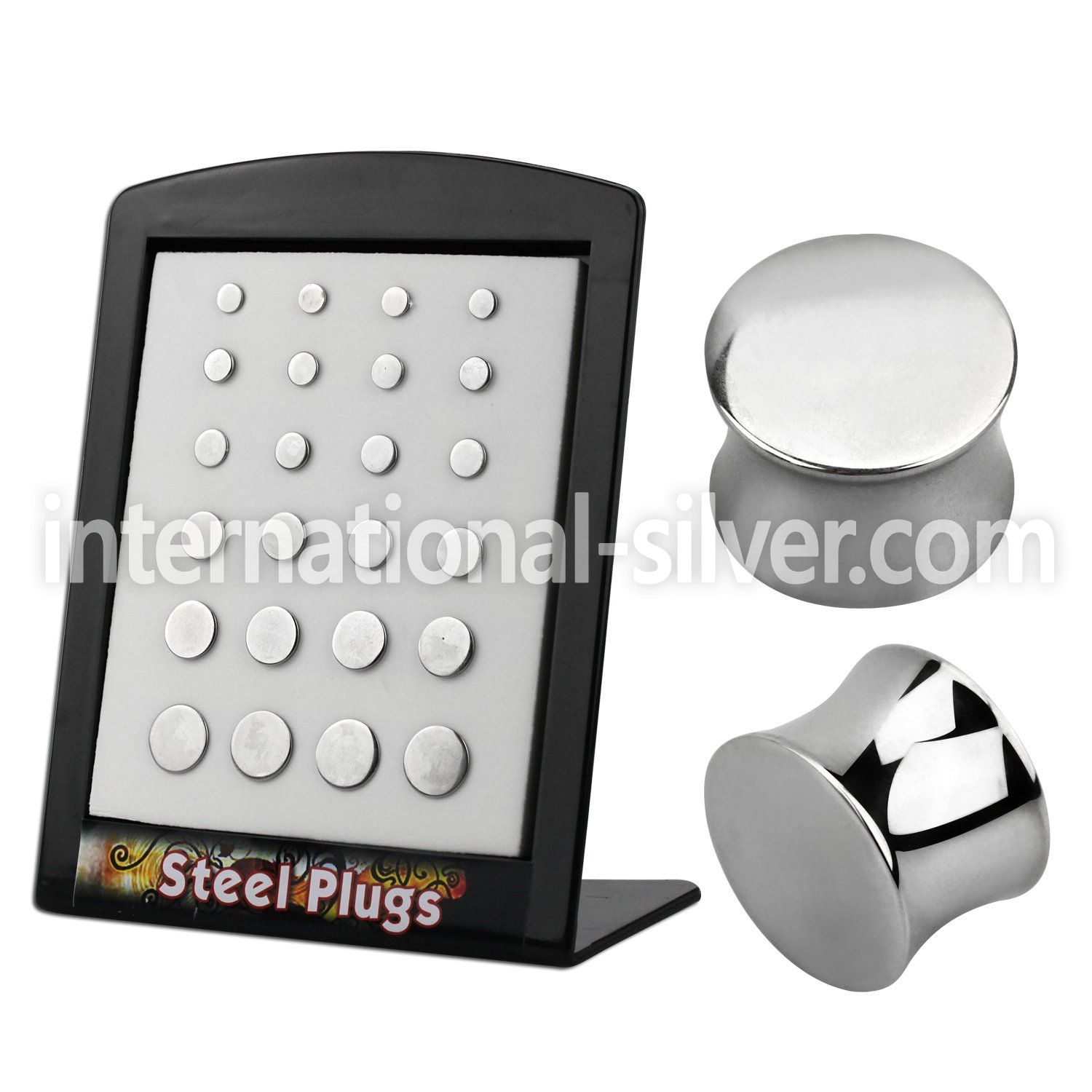 brpg2 plugs gauges surgical steel 316l ear lobe