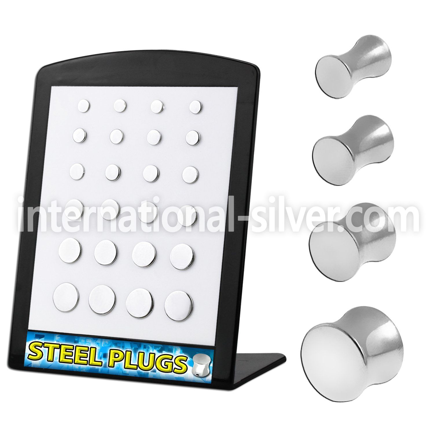 brpg83 plugs gauges surgical steel 316l ear lobe