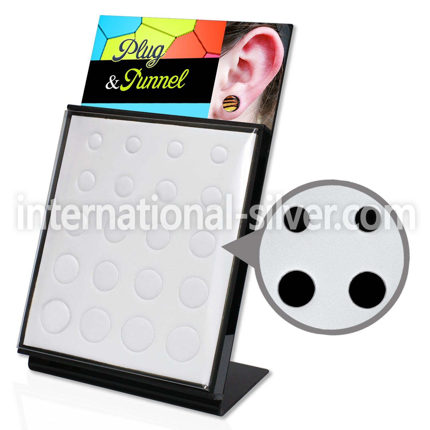 brpu4 displays acrylic body jewelry belly button