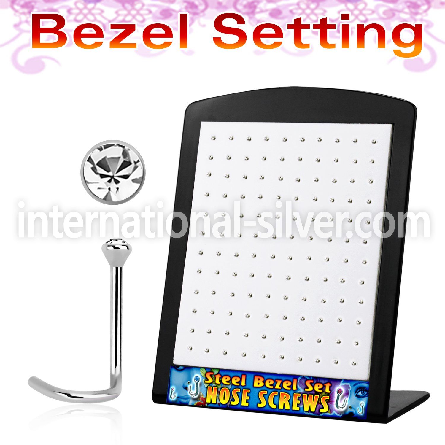 brs102 l shape nose studs surgical steel 316l nose