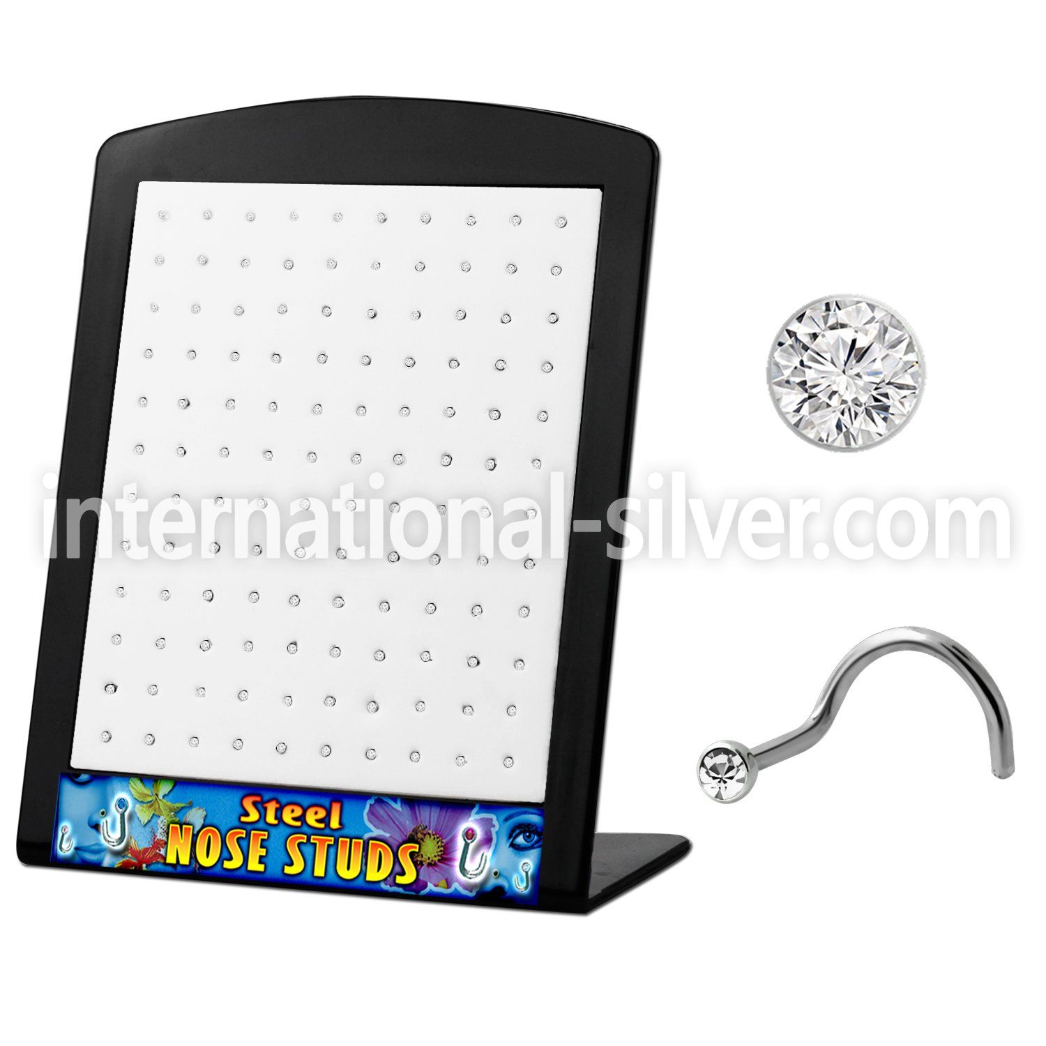 brs104 l shape nose studs surgical steel 316l nose