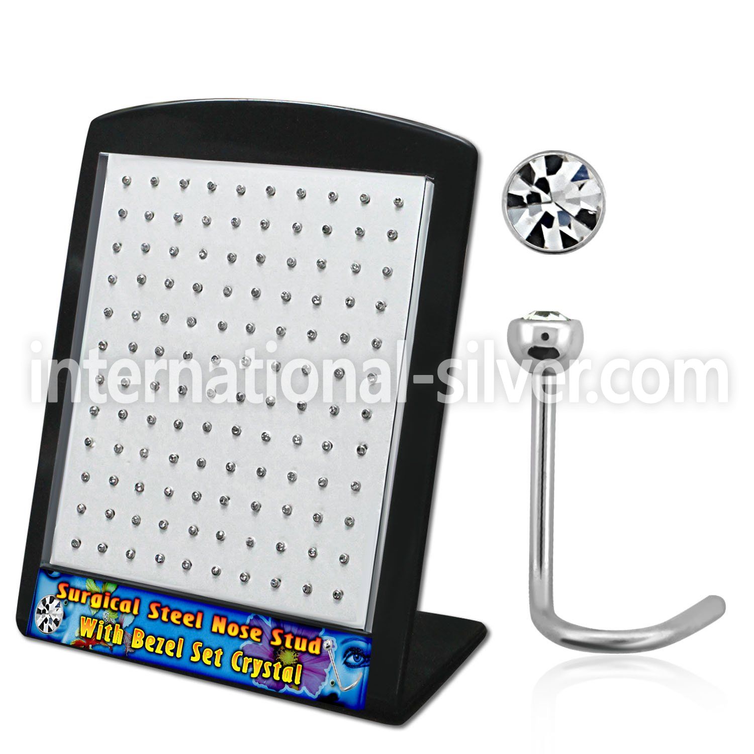 brs114 l shape nose studs surgical steel 316l nose