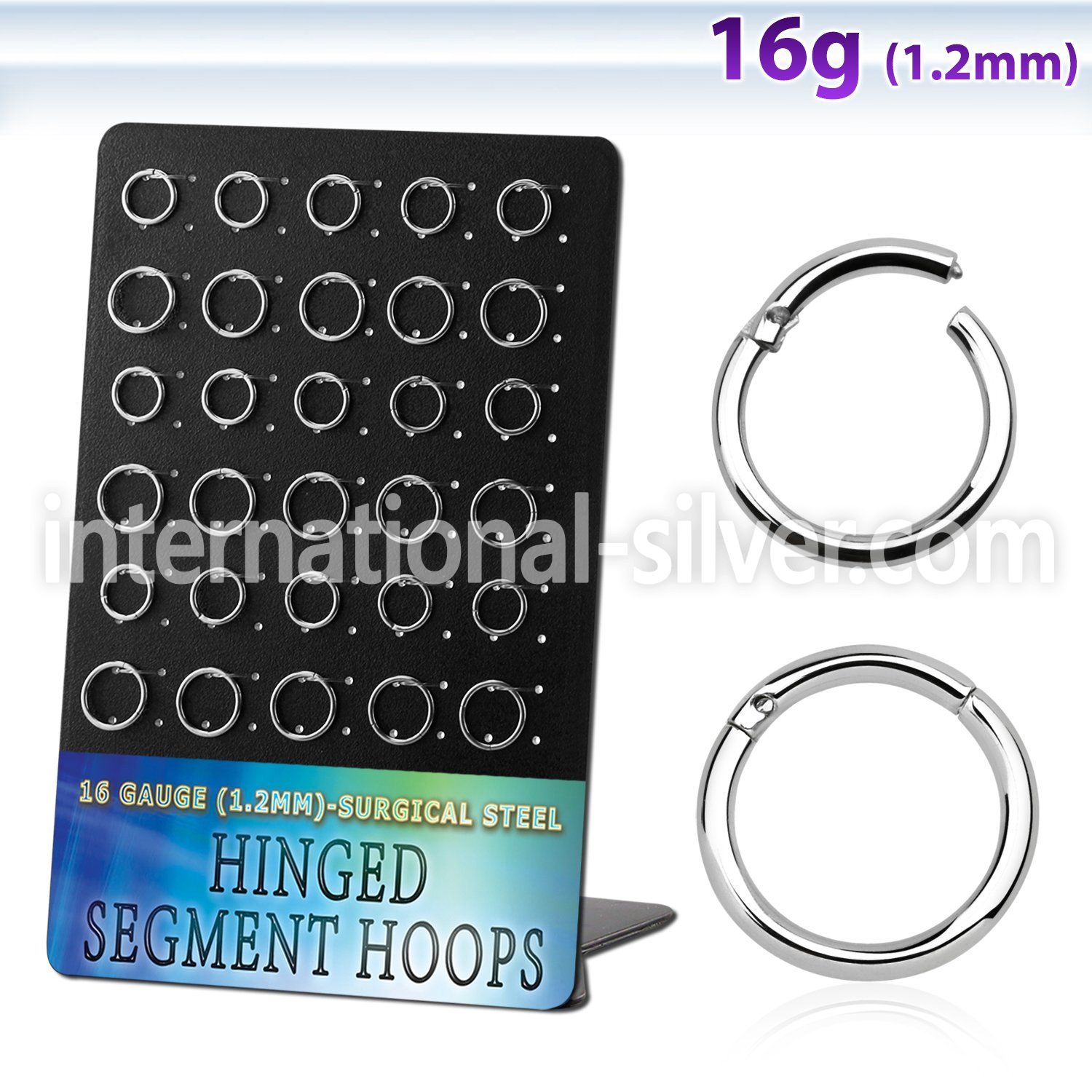 brsegh4 surgical steel seamless and segment rings ear  othersear  lobe ear otherseyebrow helix nose bridge tragus  piercing
