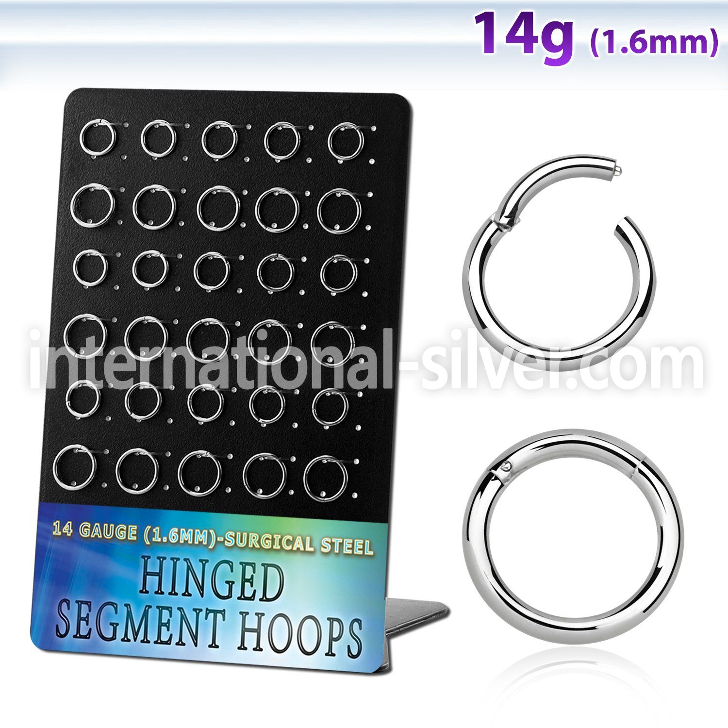 brsegh5 surgical steel seamless and segment rings ear  othersear  lobe helix intim nipple septum  piercing