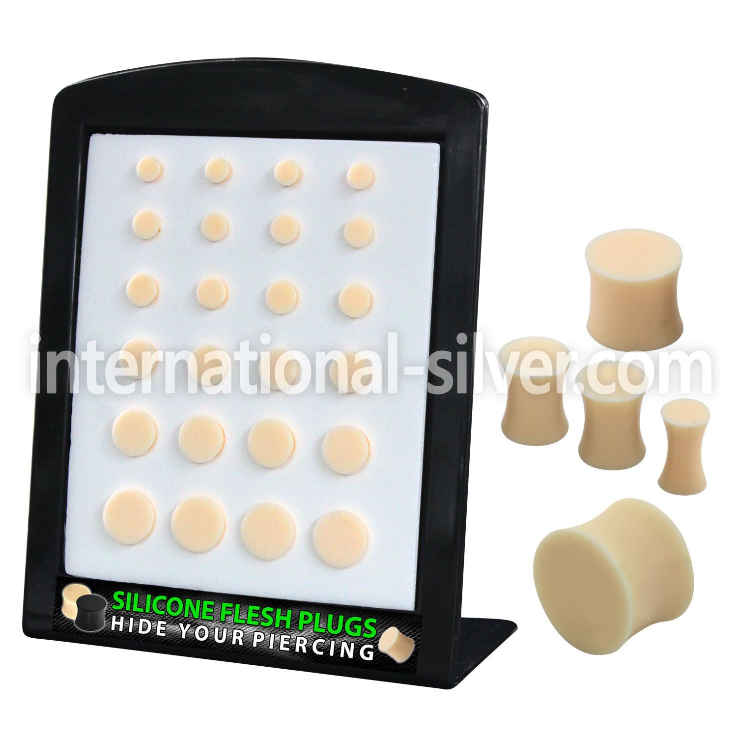 brsipg2 plugs gauges silicon body jewelry ear lobe