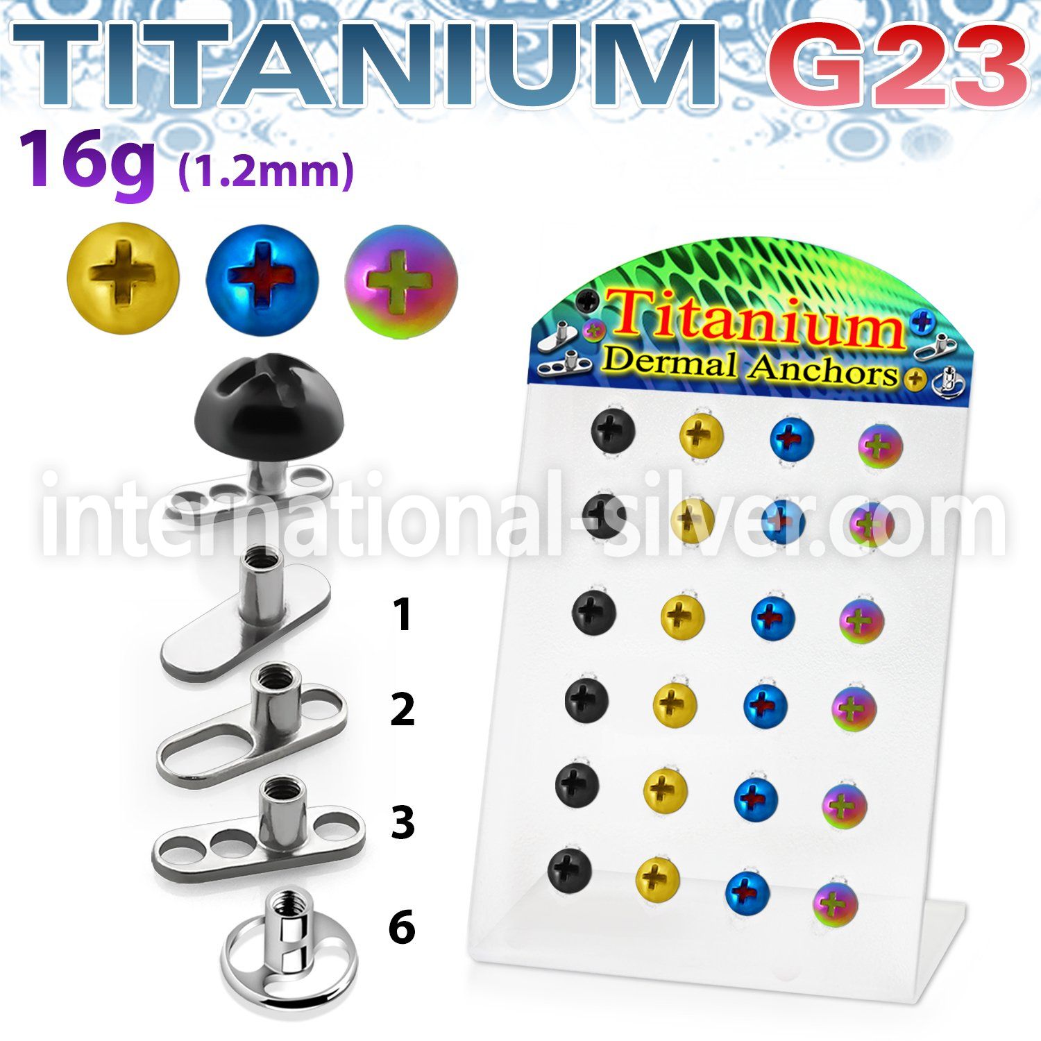 brtsa6 dermals titanium g23 implant grade belly button