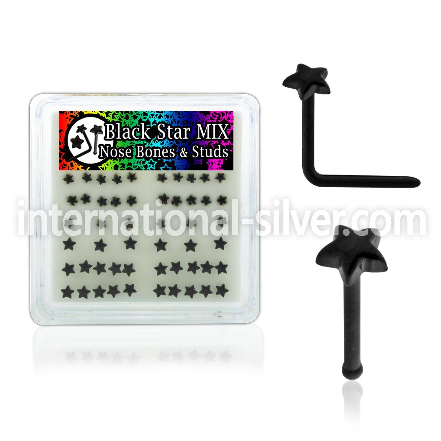 bxaksr nose bone acrylic body jewelry nose