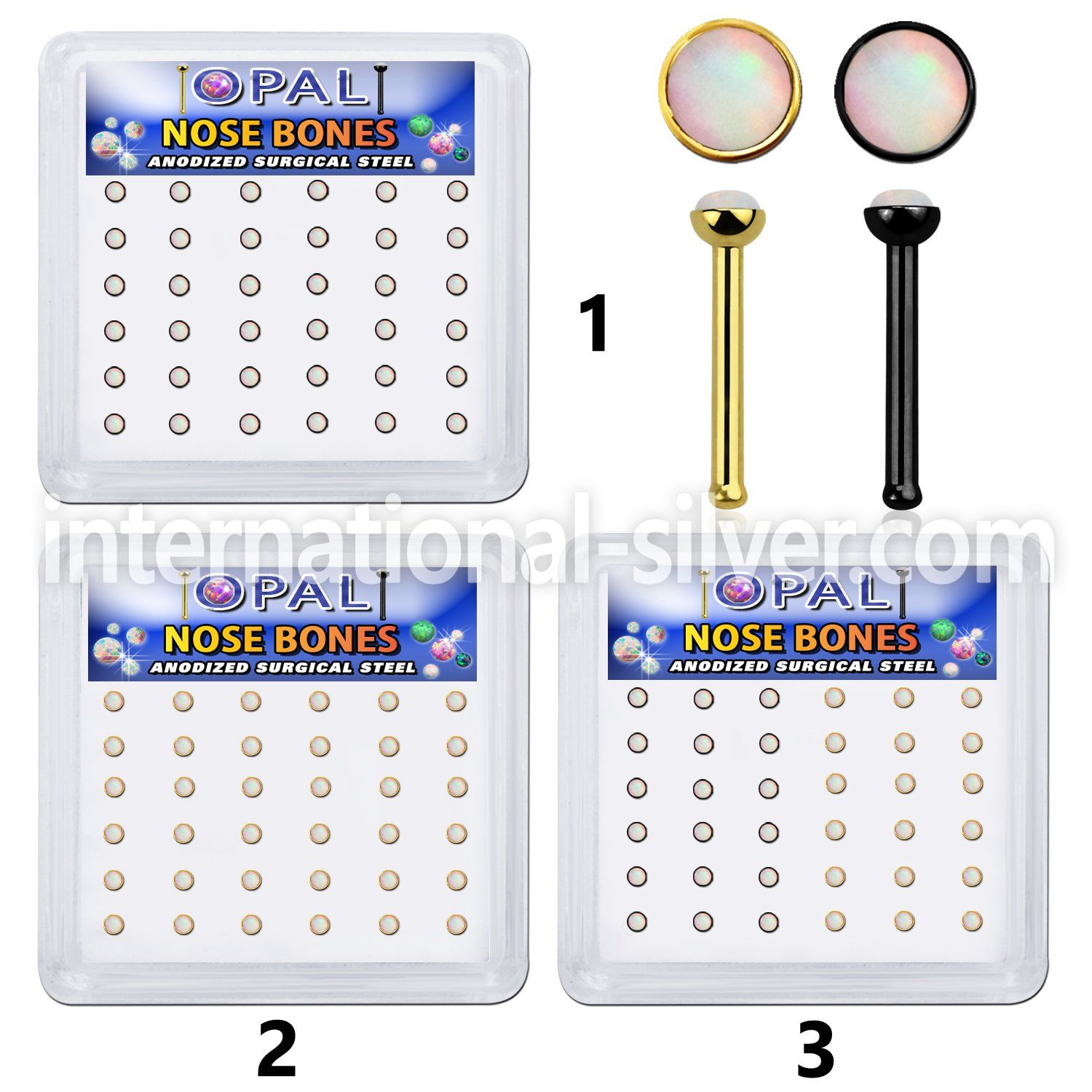 bxbop2 nose bone surgical steel 316l nose