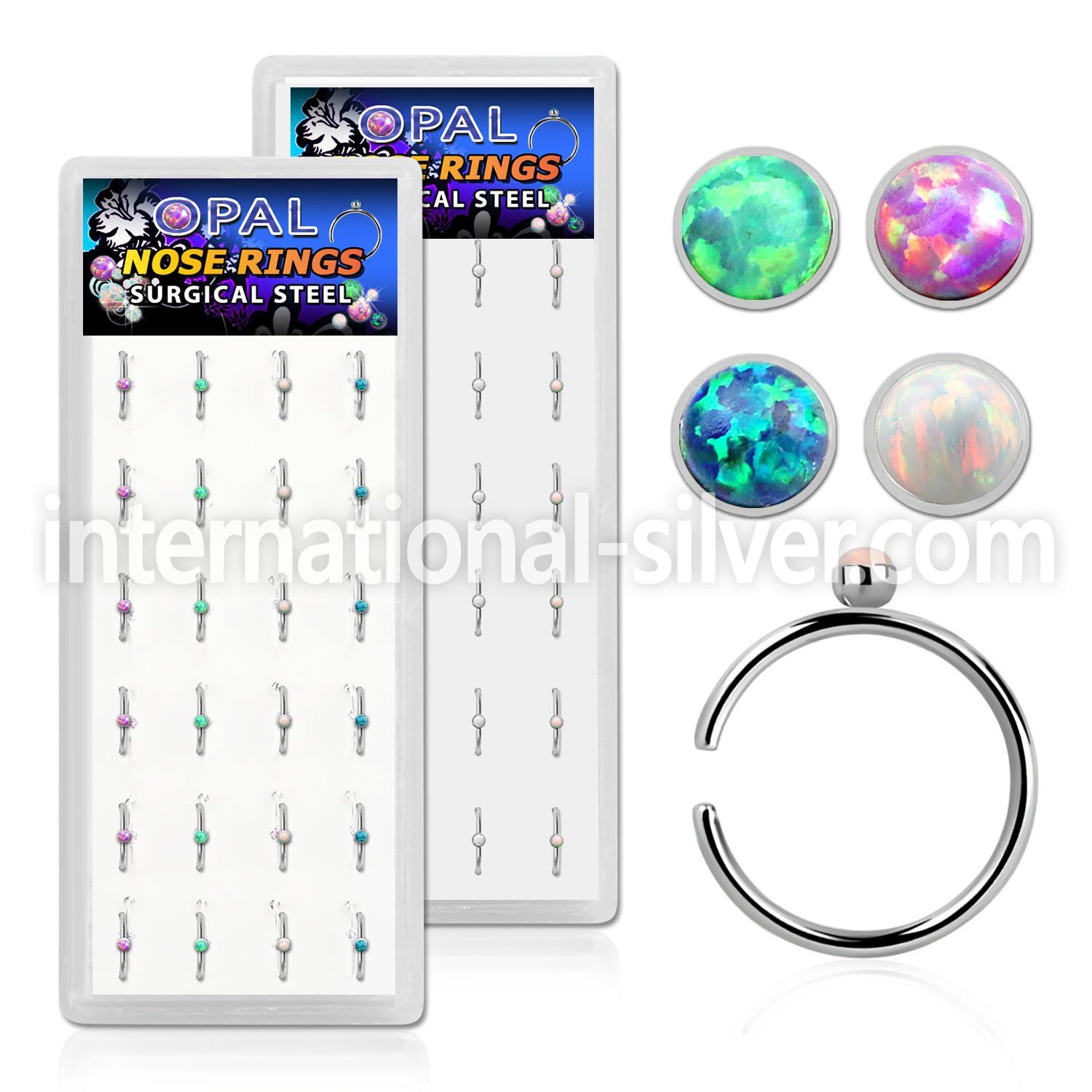 bxnr4 fake illusion body jewelry surgical steel 316l nose