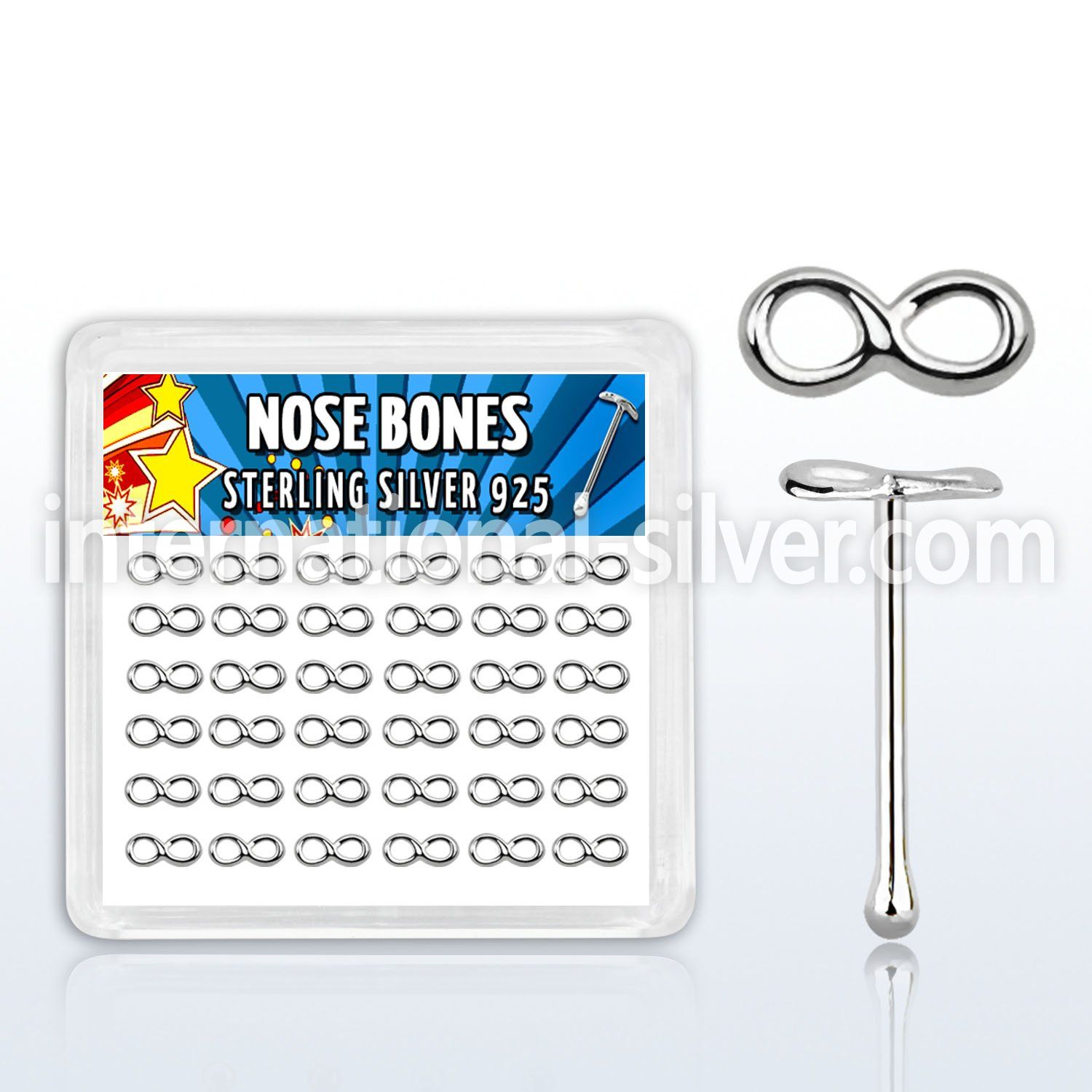 bxvfn36 nose bone silver 925 nose