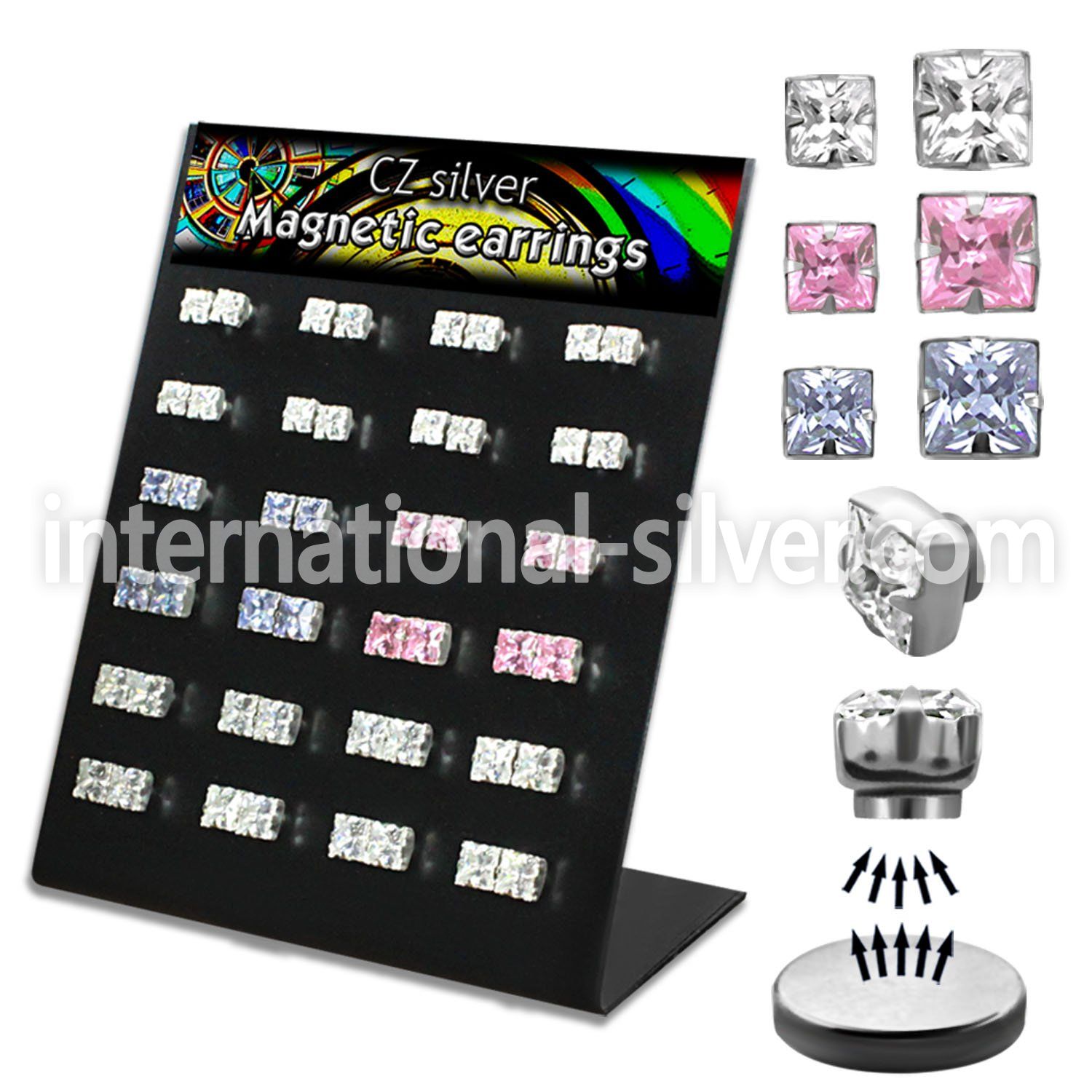 bzqmgm fake illusion body jewelry silver 925 belly button