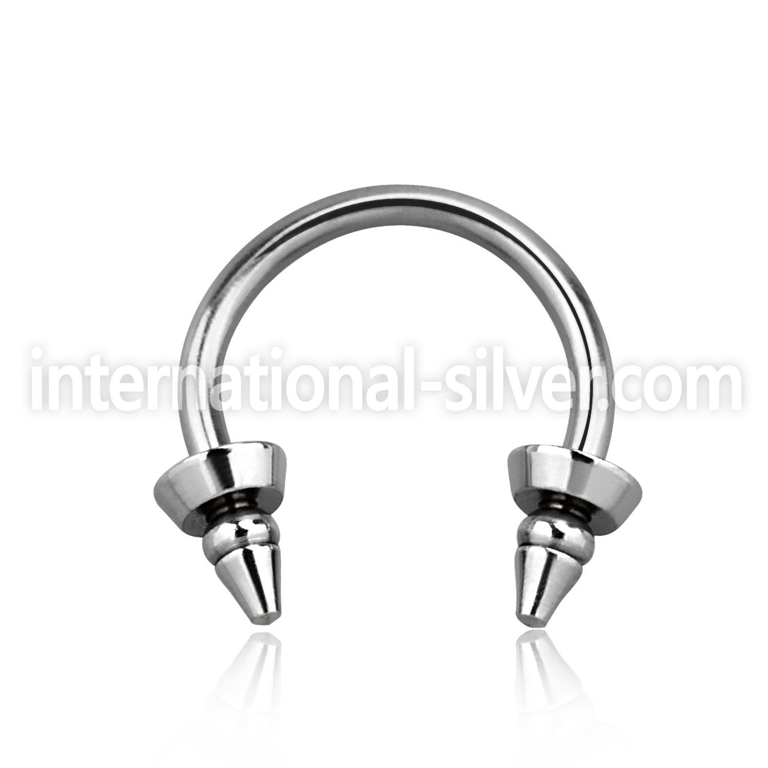 cbcn6a horseshoes surgical steel 316l belly button