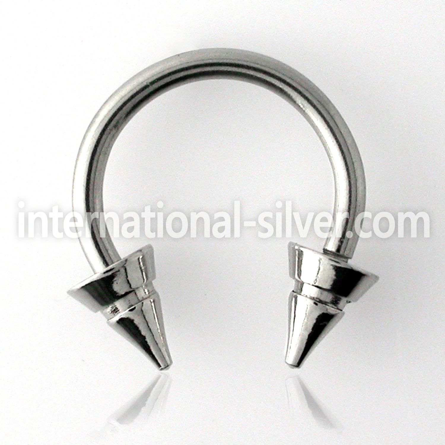 cbcn6d horseshoes surgical steel 316l belly button