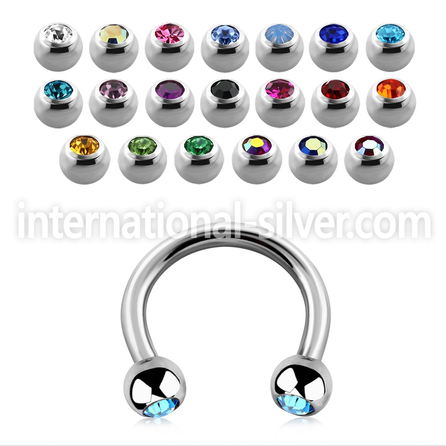 cbe2c horseshoes surgical steel 316l belly button