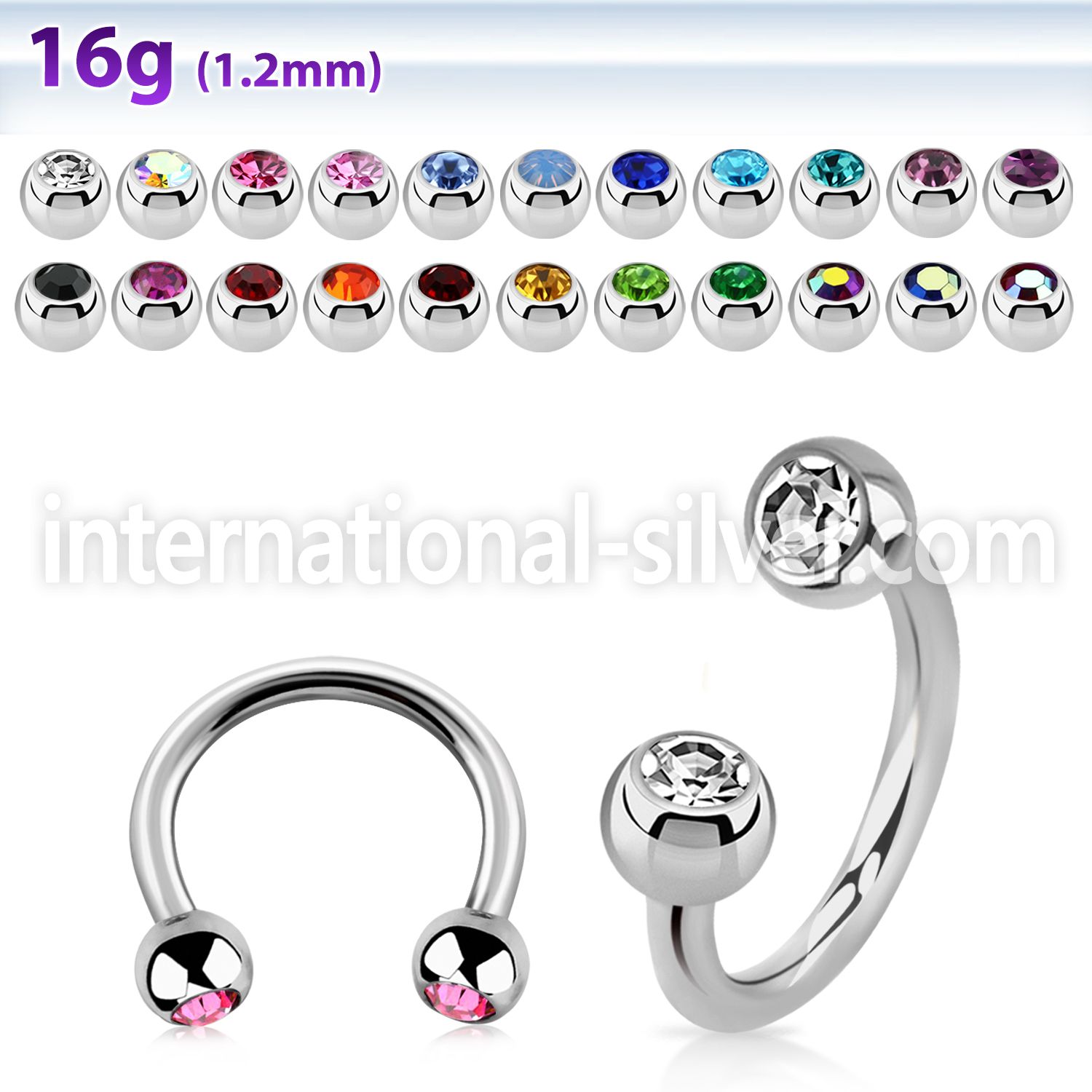 cbe2c horseshoes surgical steel 316l belly button