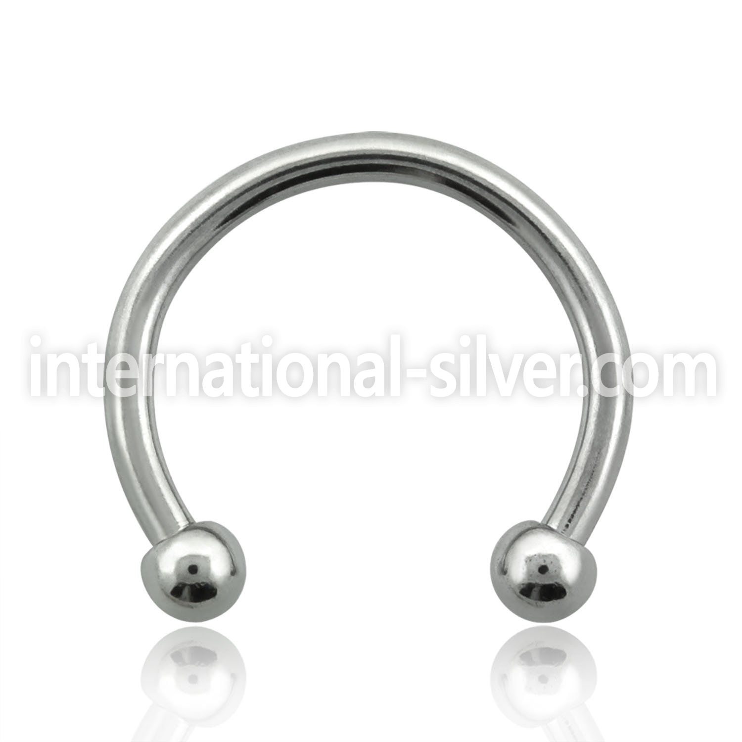 cbeb25 horseshoes surgical steel 316l belly button
