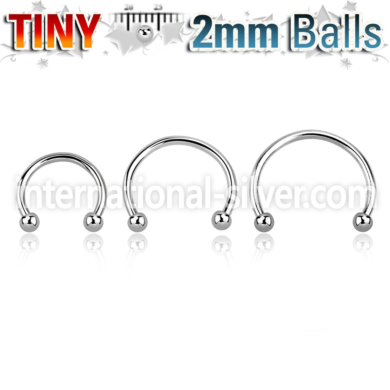 cbeb2 horseshoes surgical steel 316l belly button