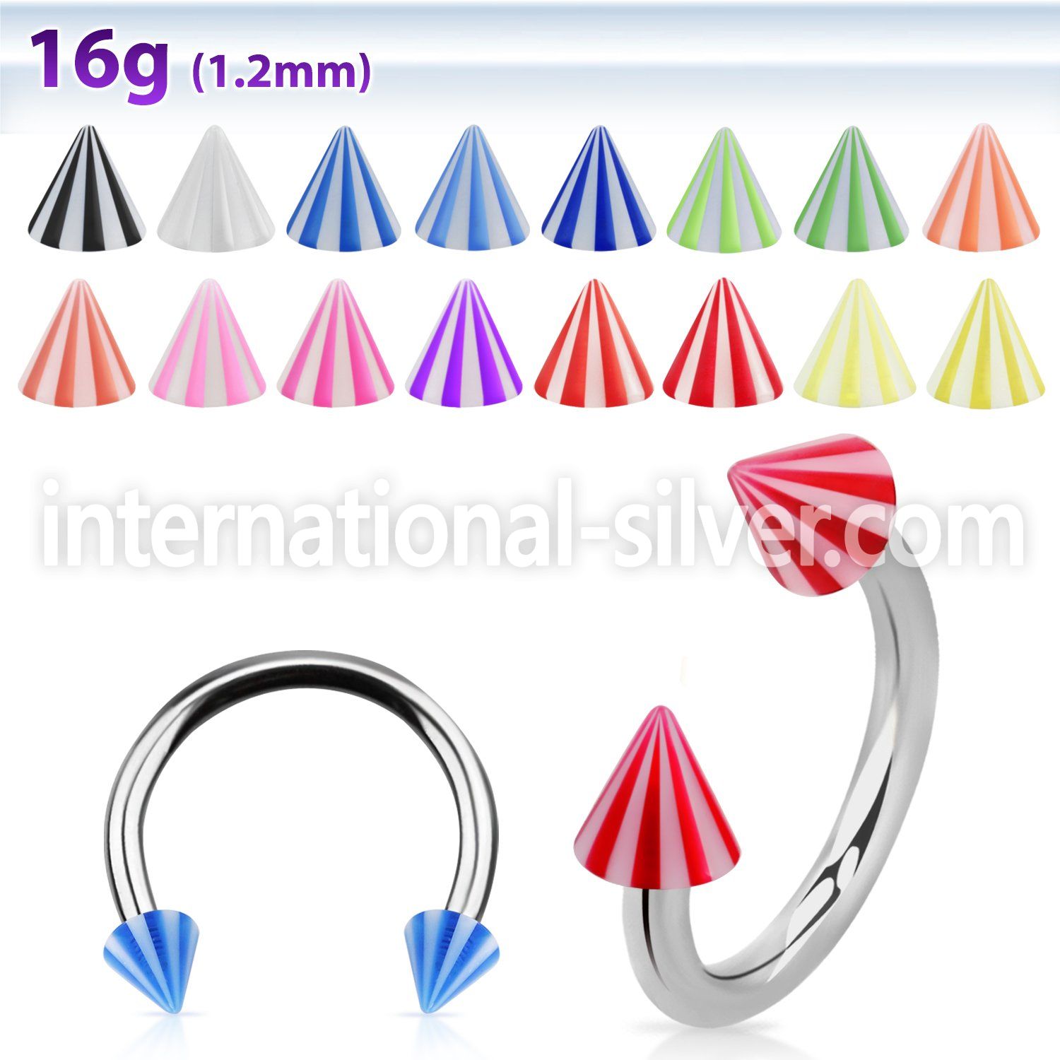 cbeben horseshoes surgical steel 316l with acrylic parts belly button