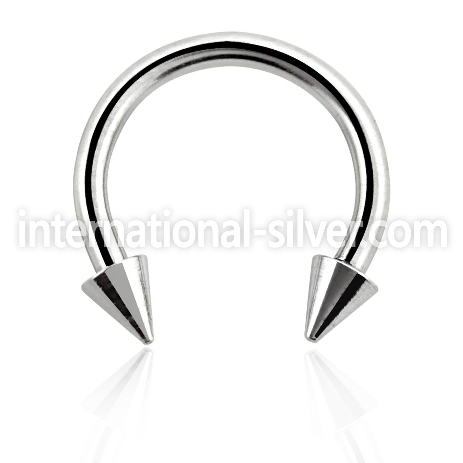 cbecn25 horseshoes surgical steel 316l belly button