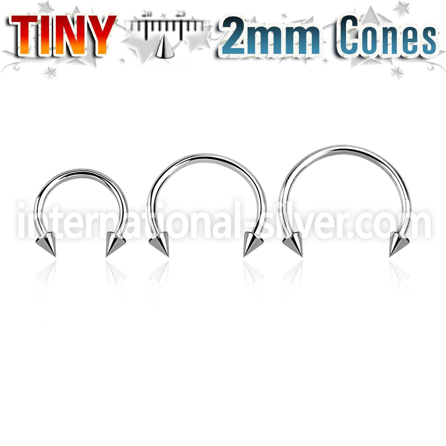 cbecn2 horseshoes surgical steel 316l belly button