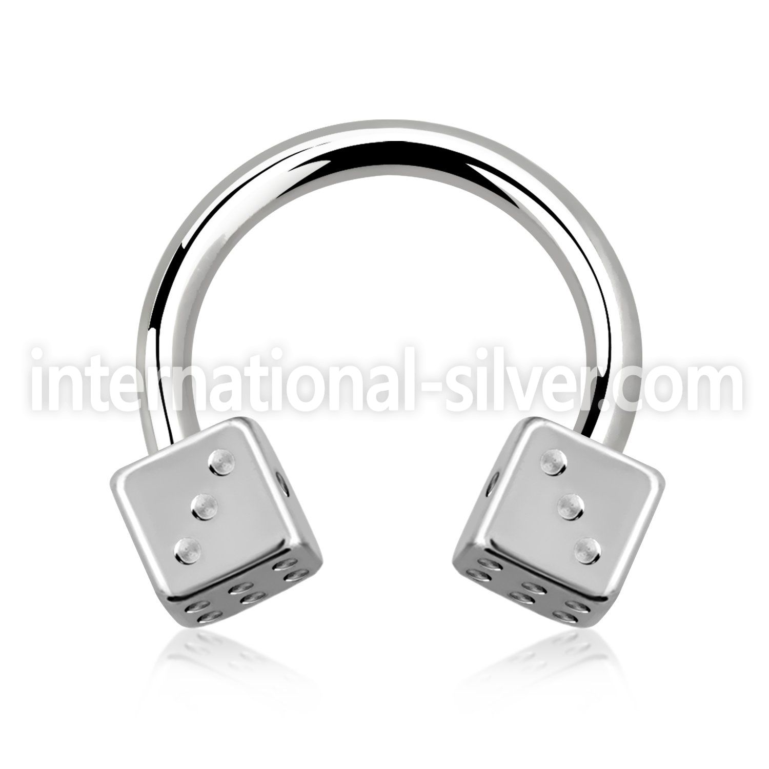 cbesdi4 horseshoes surgical steel 316l belly button