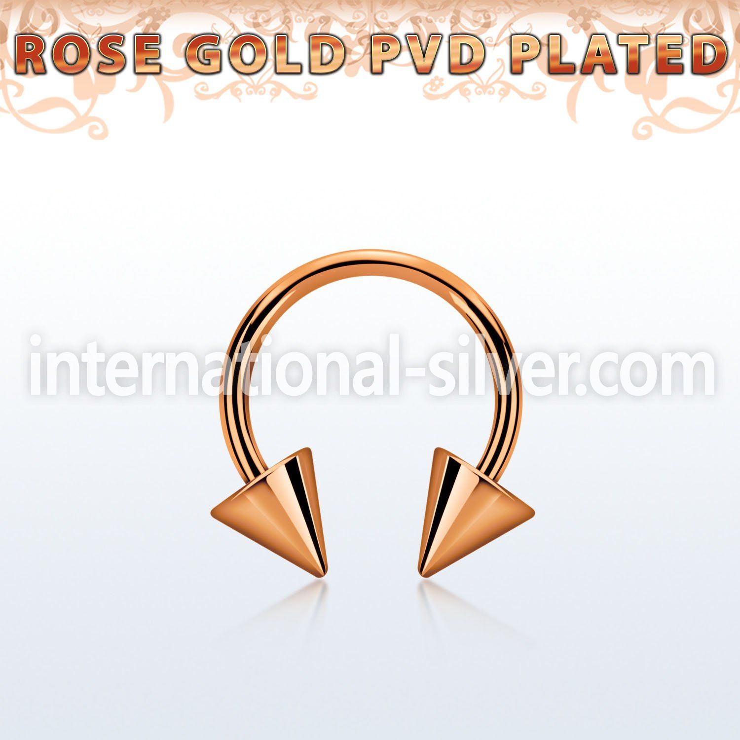 cbettcn5 horseshoes anodized surgical steel 316l ear lobe