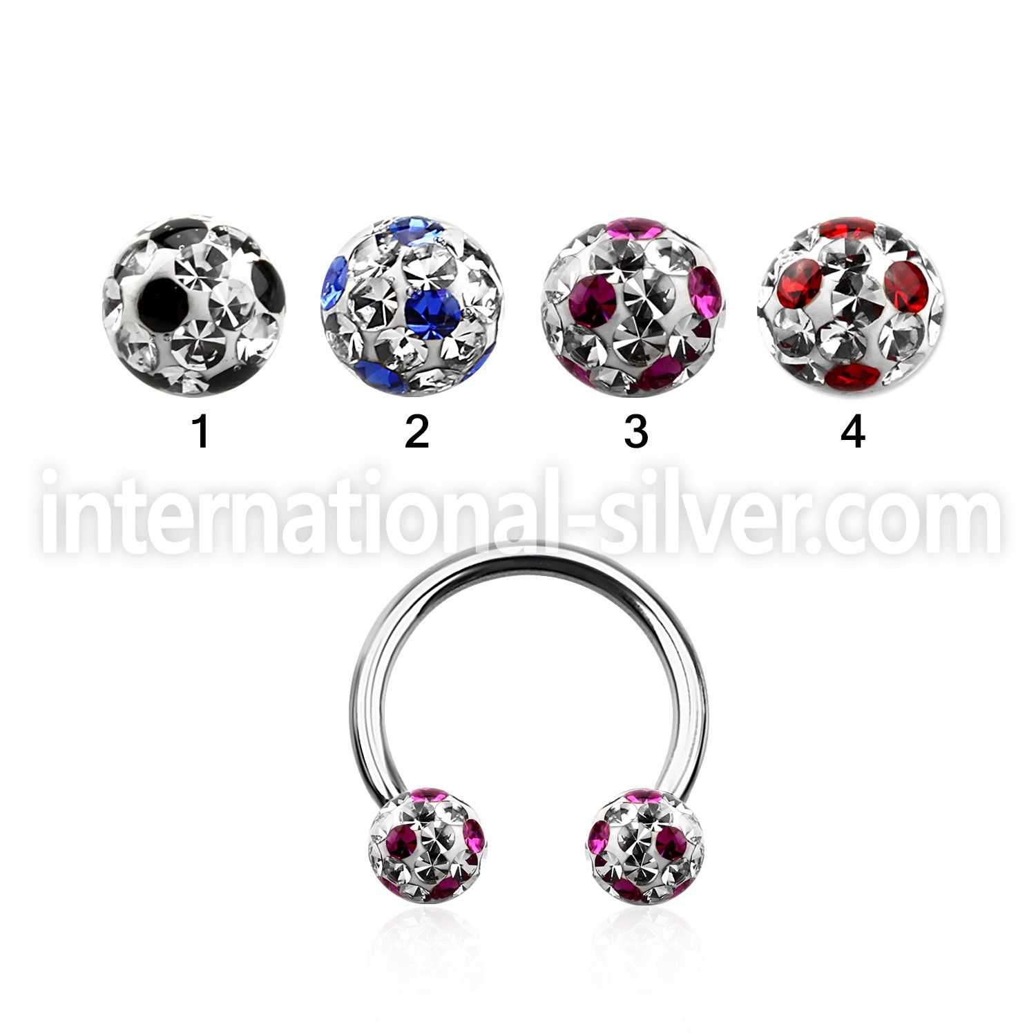 cbfr5a horseshoes surgical steel 316l belly button