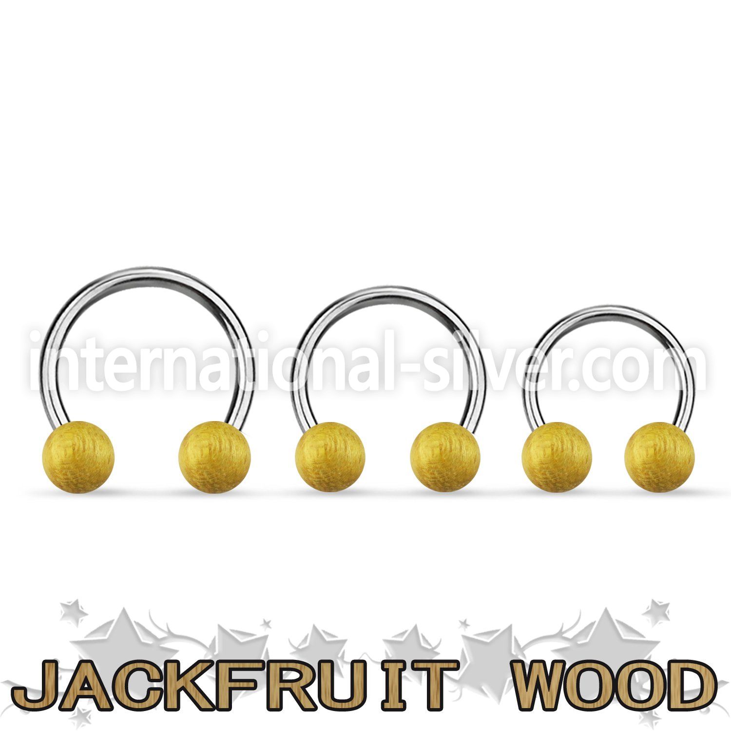 cbjf5 horseshoes organic body jewelry ear lobe