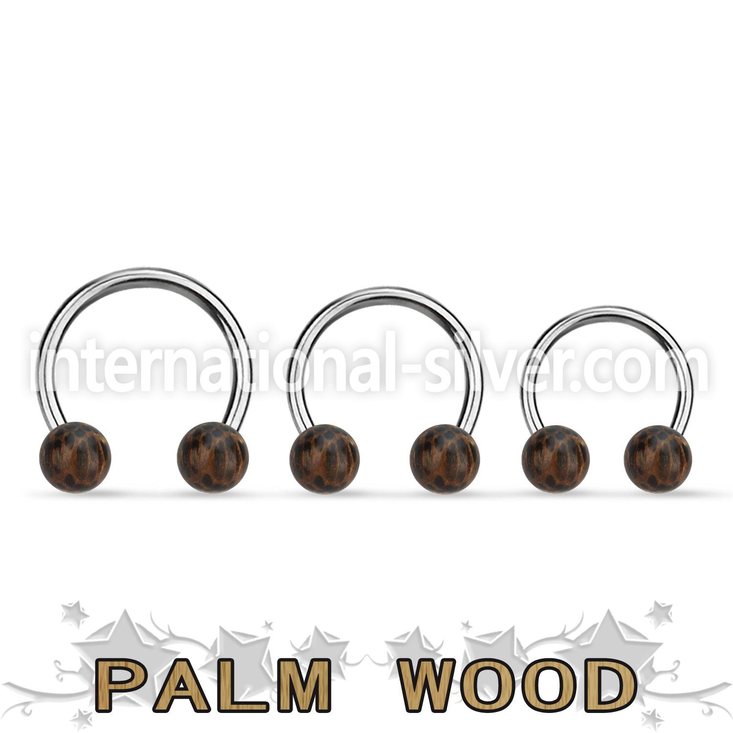 cbpl5 horseshoes organic body jewelry ear lobe