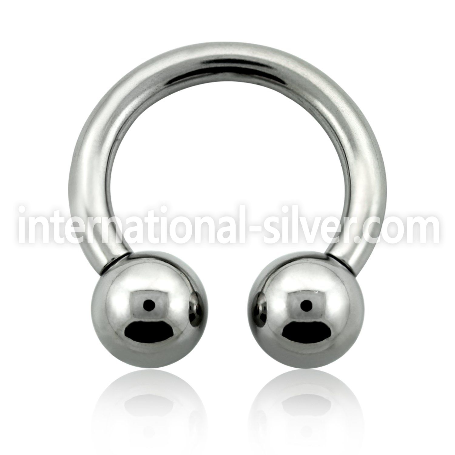 cbr8g horseshoes surgical steel 316l belly button