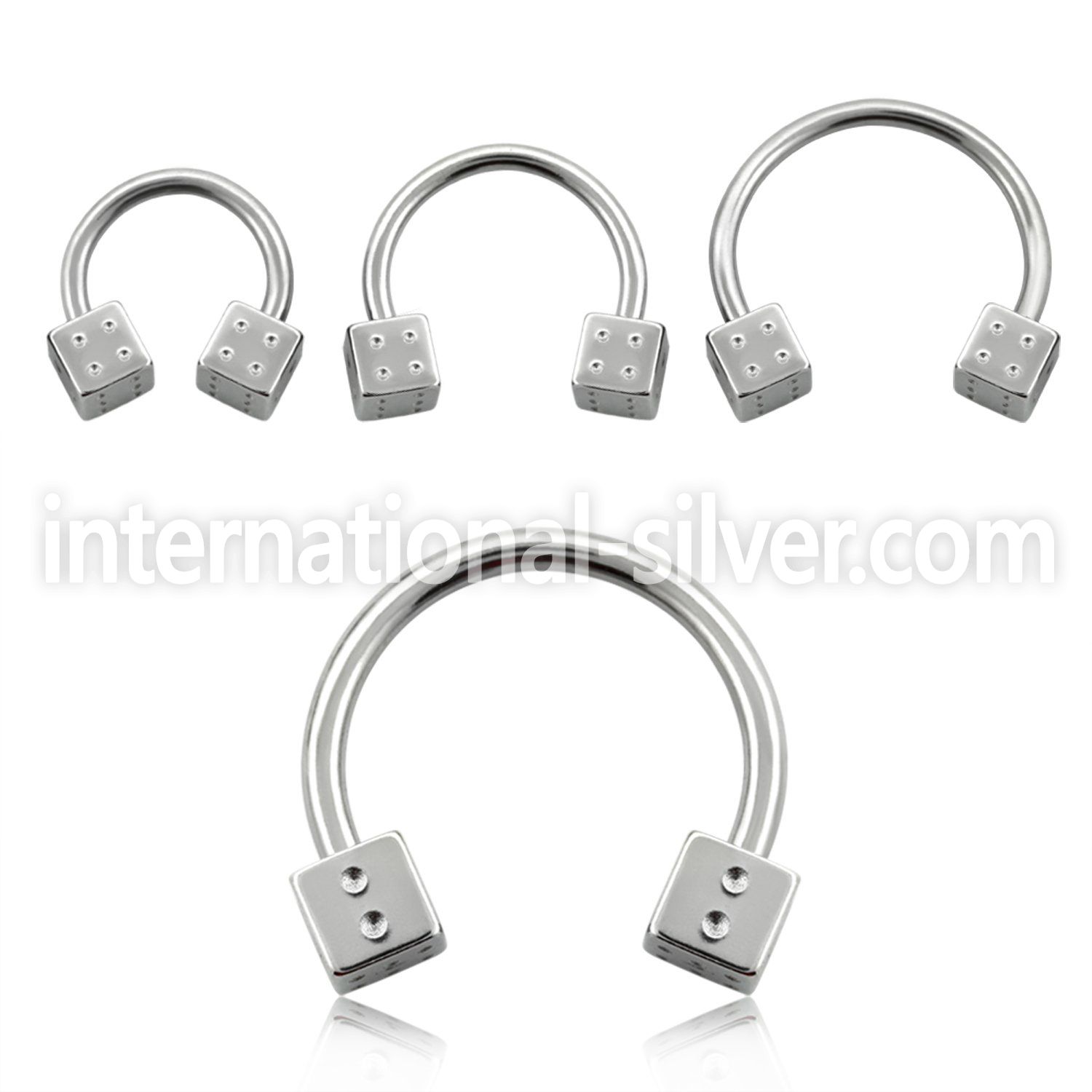 cbsdi horseshoes surgical steel 316l belly button