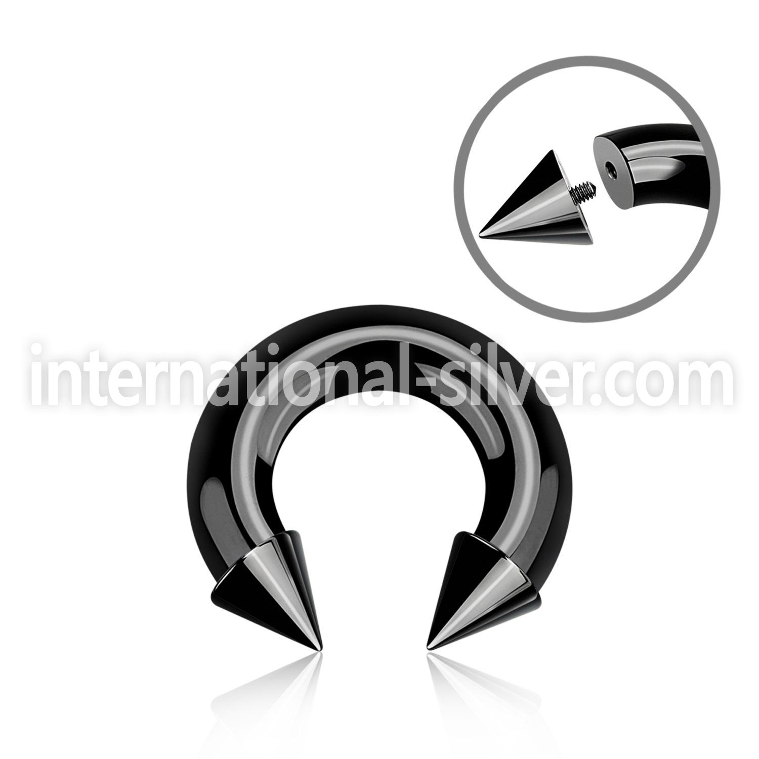 cbtcn0 horseshoes anodized surgical steel 316l belly button