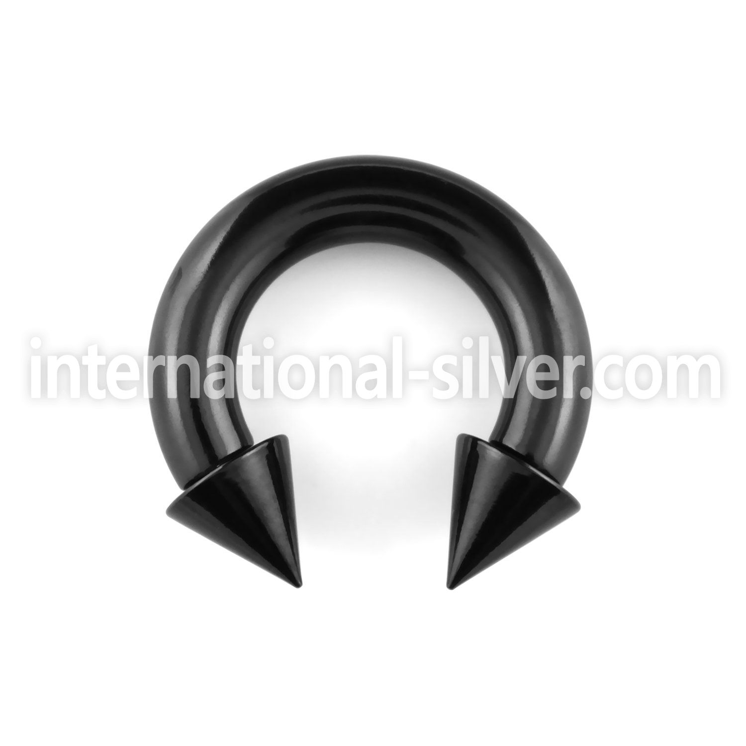 cbtcn4 horseshoes anodized surgical steel 316l belly button