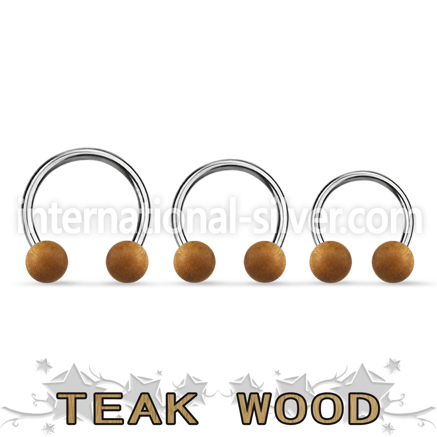 cbte5 horseshoes organic body jewelry ear lobe