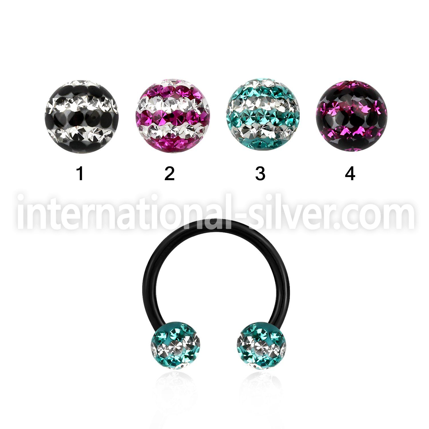 cbtfr5d horseshoes anodized surgical steel 316l belly button