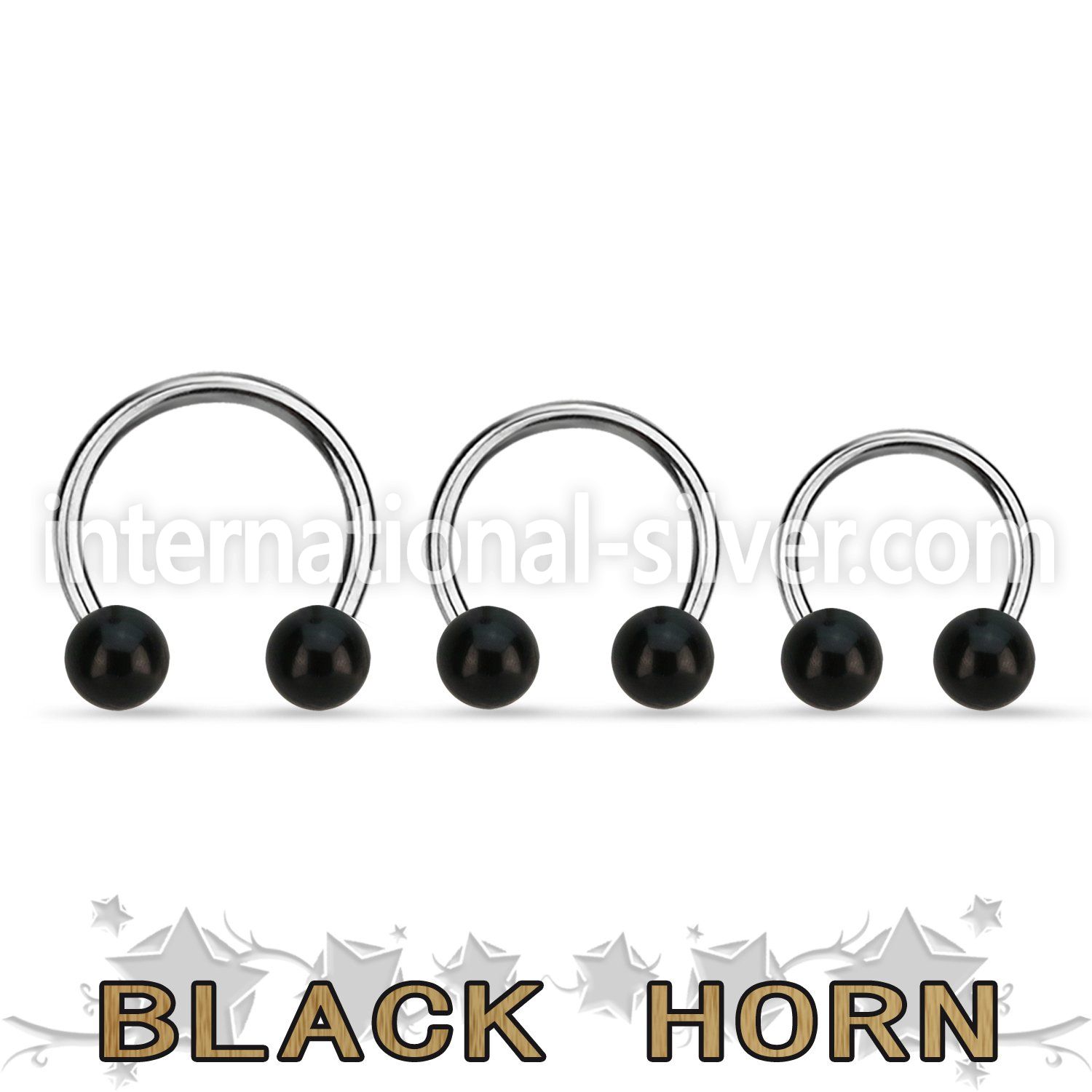 cbwk5 horseshoes organic body jewelry ear lobe