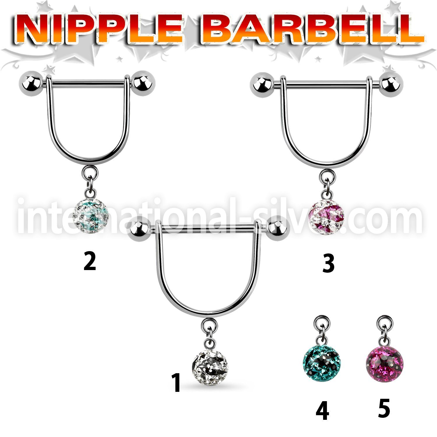 cfrsnp6 straight barbells surgical steel 316l nipple