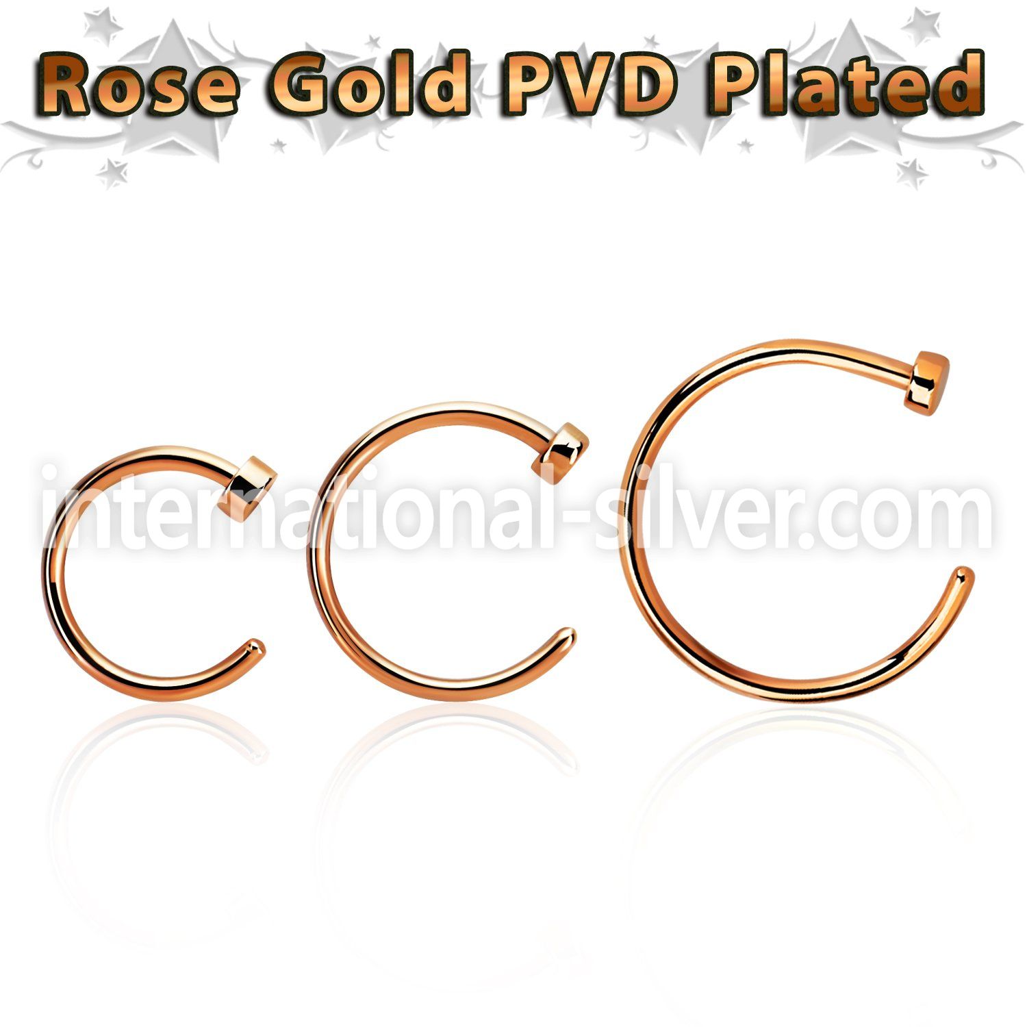 clttns20 fake illusion hoops anodized surgical steel 316l nose