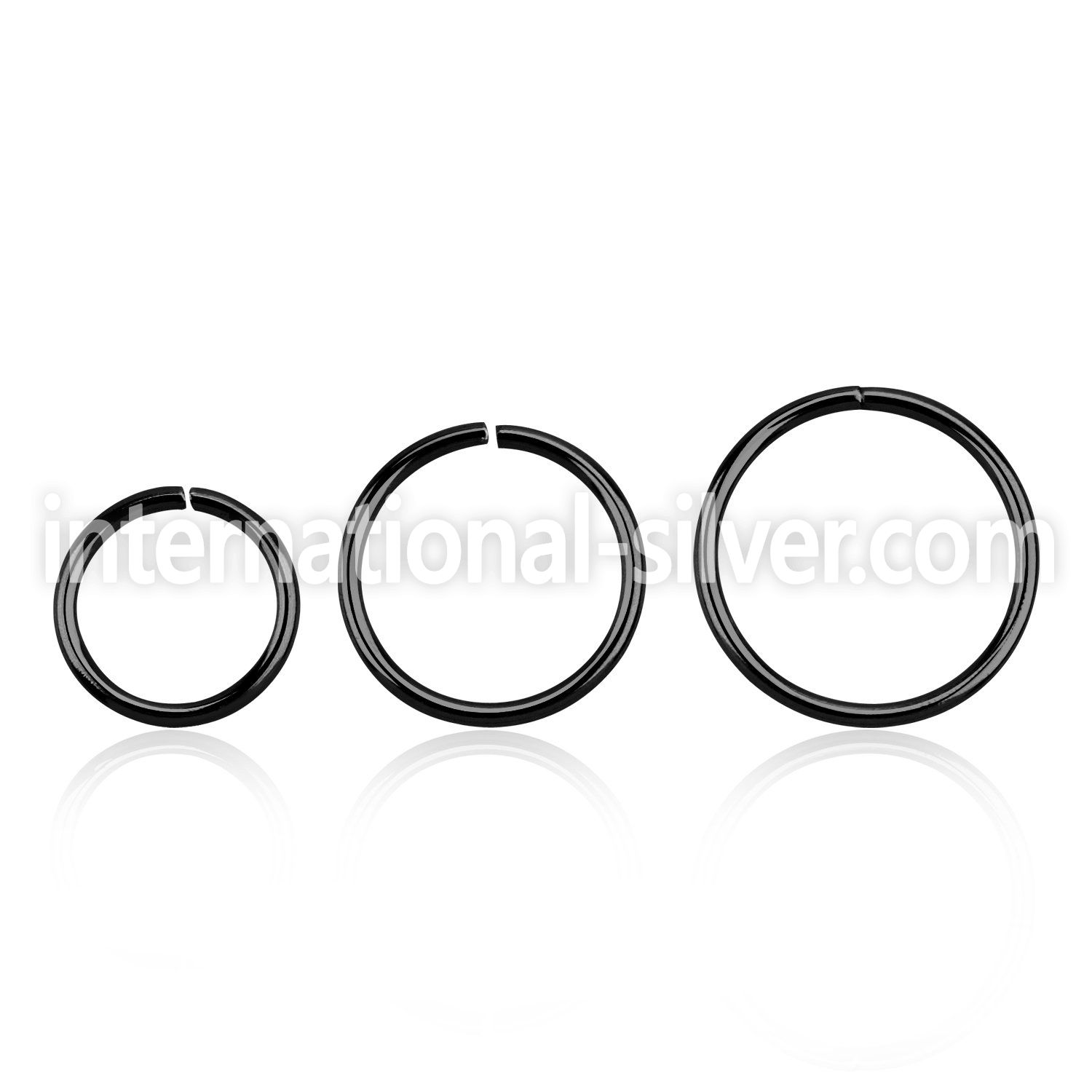 cpsel20 seamless segment rings silver 925 ear lobe