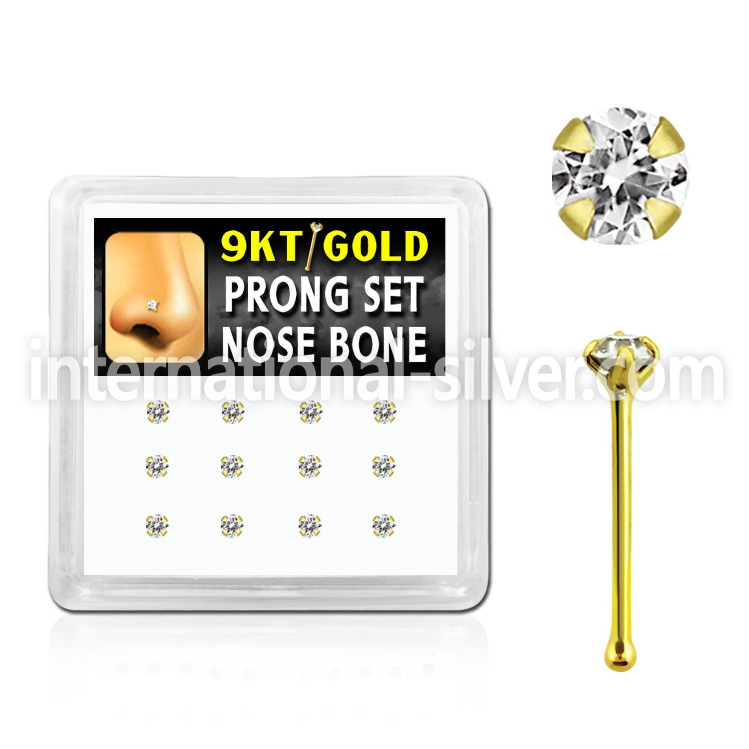 d9gnb19 nose bone gold nose