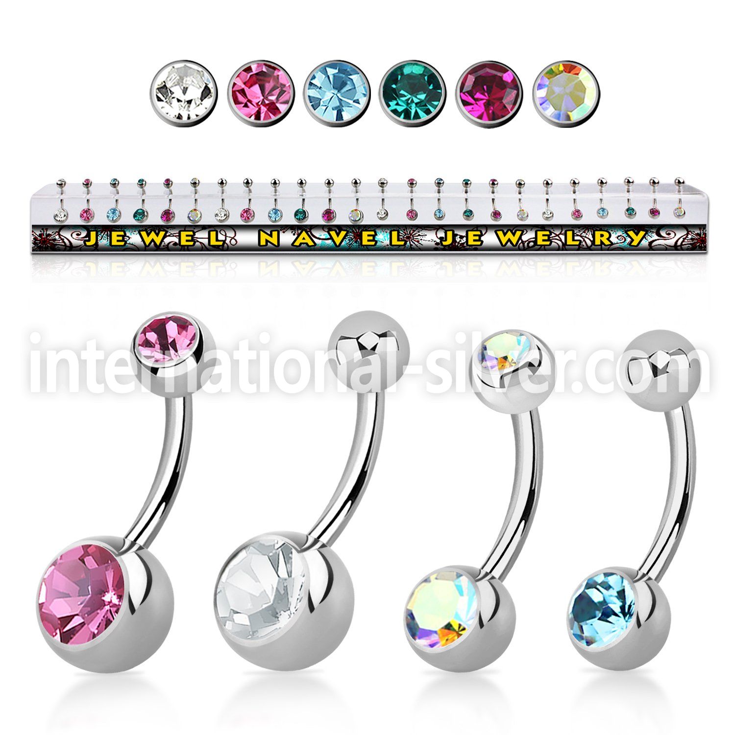 dabnc belly rings surgical steel 316l belly button