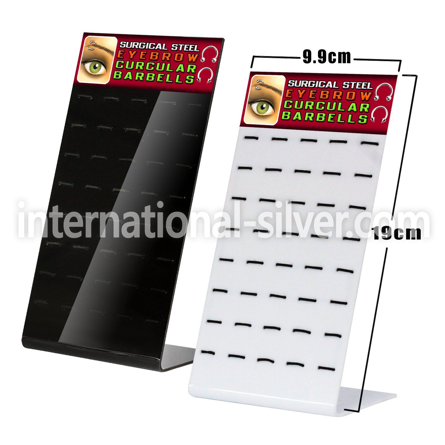 dac35 displays acrylic body jewelry belly button