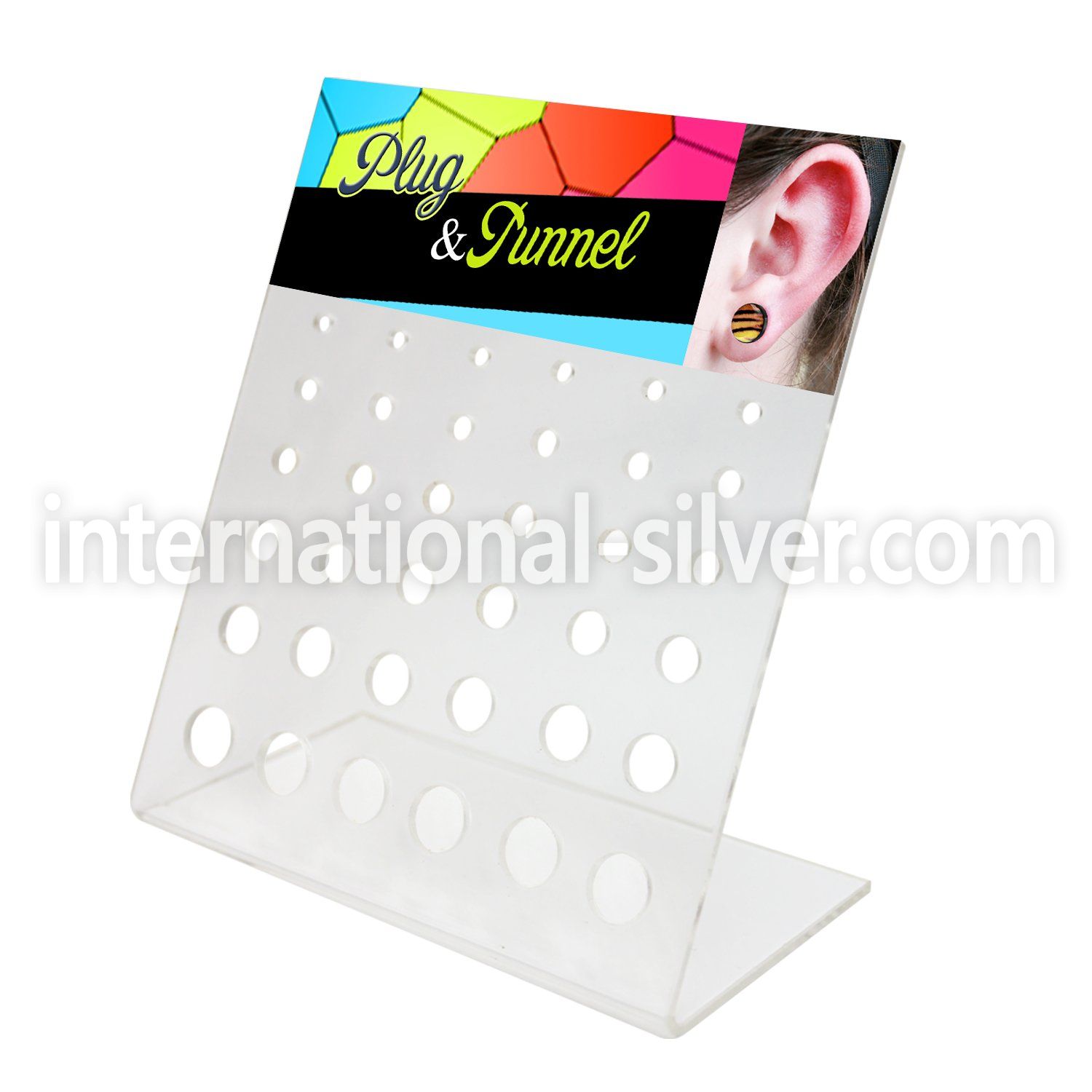 dac43 displays acrylic body jewelry belly button